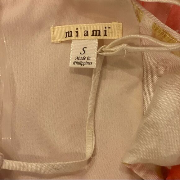 Miami Size S Floral Dress EUC - Picture 7 of 7